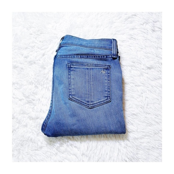 Rag & Bone High Rise Legging Denim Jeans SZ25 - Picture 1 of 8